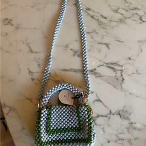 Kate Spade x Target Beaded Handbag in Blue and Green